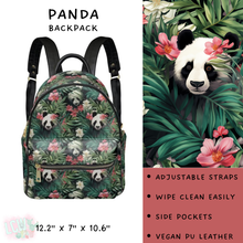 Load image into Gallery viewer, Batch #309 - Card Holders &amp; Mini Backpacks - Closing 3/24 - ETA late May - Panda Mini Backpack
