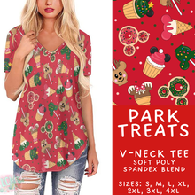 Load image into Gallery viewer, Batch #434 - Magical Christmas - Closes 10/22 - ETA early Dec - Park Treats V-Neck Tee
