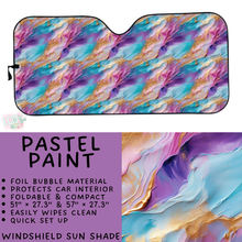Load image into Gallery viewer, Batch #554 - Car Accessories 3 - Closes 7/10 - ETA early/mid Sept - Pastel Paint Windshield Sun Shade
