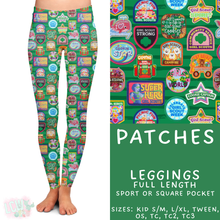 Load image into Gallery viewer, Ready to Ship - Patches Full Length Leggings - Sport Pocket TC2
