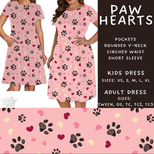 Load image into Gallery viewer, Batch #452 - Mom &amp; Me Love - Closes 11/21 - ETA early Jan - Paw Hearts Womens &amp; Girls Dresses
