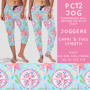 Batch #311 - Preppy Coastal - Closes 3/27 - ETA late May - PC12 Full and Capri Length Joggers