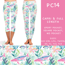 Load image into Gallery viewer, Batch #311 - Preppy Coastal - Closes 3/27 - ETA late May - PC14 Full and Capri Length Leggings
