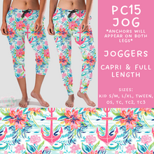 Load image into Gallery viewer, Batch #311 - Preppy Coastal - Closes 3/27 - ETA late May - PC15 Full and Capri Length Joggers
