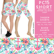 Load image into Gallery viewer, Batch #311 - Preppy Coastal - Closes 3/27 - ETA late May - PC15 Biker &amp; Jogger Shorts
