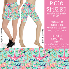 Load image into Gallery viewer, Batch #311 - Preppy Coastal - Closes 3/27 - ETA late May - PC16 Biker &amp; Jogger Shorts
