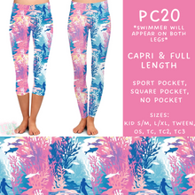 Load image into Gallery viewer, Batch #311 - Preppy Coastal - Closes 3/27 - ETA late May - PC20 Full and Capri Length Leggings
