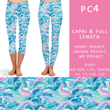 Load image into Gallery viewer, Batch #311 - Preppy Coastal - Closes 3/27 - ETA late May - PC4 Full and Capri Length Leggings
