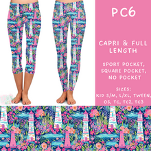 Load image into Gallery viewer, Batch #311 - Preppy Coastal - Closes 3/27 - ETA late May - PC6 Full and Capri Length Leggings
