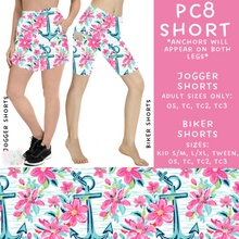 Load image into Gallery viewer, Batch #311 - Preppy Coastal - Closes 3/27 - ETA late May - PC8 Biker &amp; Jogger Shorts
