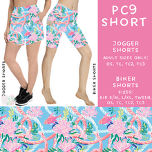 Load image into Gallery viewer, Batch #311 - Preppy Coastal - Closes 3/27 - ETA late May - PC9 Biker &amp; Jogger Shorts
