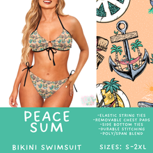 Load image into Gallery viewer, Batch #543 - Pool Party 2 - Closes 6/15 - ETA early/mid August - Peace Sum Women's 2 Piece Bikini
