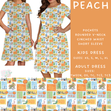 Load image into Gallery viewer, Batch #308 - Storybook Collection 2 - Closes 3/21 - ETA mid May - Peach Adult &amp; Kids Dresses
