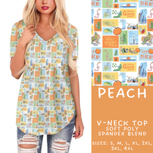 Load image into Gallery viewer, Batch #308 - Storybook Collection 2 - Closes 3/21 - ETA mid May - Peach V-Neck Tee
