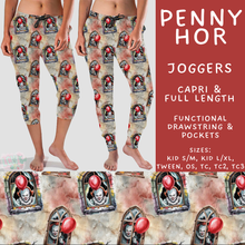 Load image into Gallery viewer, Batch #571 - Horror Windows - Closes 8/17 - ETA mid Oct - Penny Hor Full and Capri Length Joggers
