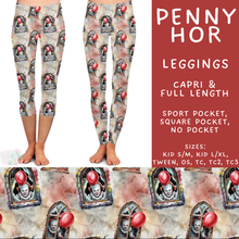 Load image into Gallery viewer, Batch #571 - Horror Windows - Closes 8/17 - ETA mid Oct - Penny Hor Full and Capri Length Leggings

