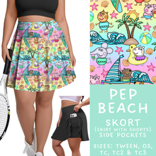 Load image into Gallery viewer, Batch #339 - Character Summer - Closes 5/15 - ETA mid July - Pep Beach Skort
