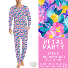 Load image into Gallery viewer, Batch #587 - Family Pajamas 2 - Closes 9/18 - ETA mid Nov - Petal Party Men's Pajama Set
