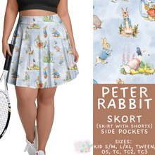 Load image into Gallery viewer, Batch #456 - Storybook Collection 4 - Closes 11/28 - ETA late Jan - Peter Rabbit Skort
