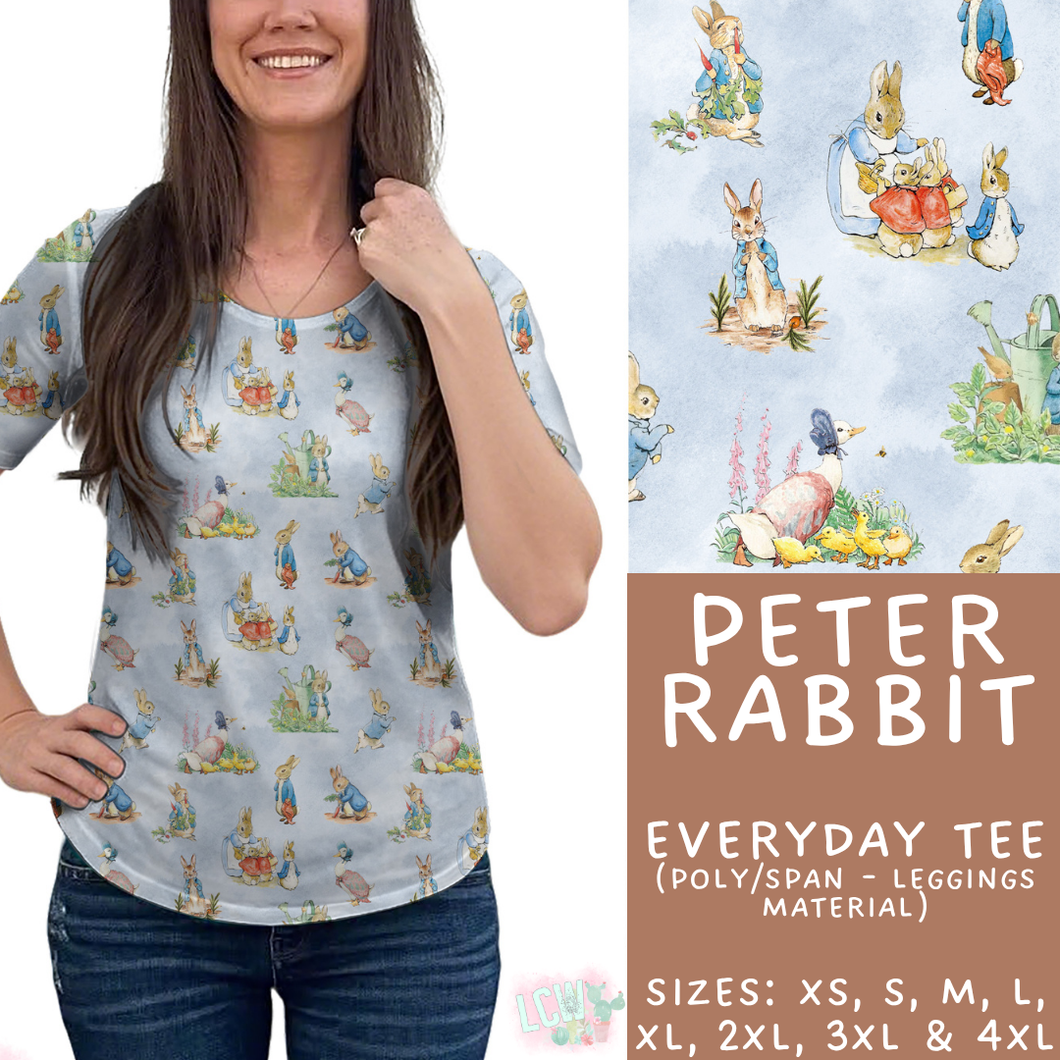 Batch #456 - Storybook Collection 4 - Closes 11/28 - ETA late Jan - Peter Rabbit Everyday Tee
