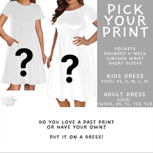 Load image into Gallery viewer, Batch #562 - Fun Run 25 - Closes 7/29 - ETA late Sept - Pick Your Print Adult &amp; Kids Dresses
