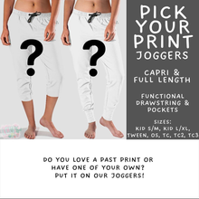 Load image into Gallery viewer, Batch #564 - NBC 4 Collection - Closes 8/3 - ETA early October - Pick Your Print Full and Capri Length Joggers
