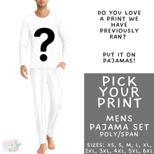 Load image into Gallery viewer, Batch #580 - Fall Family Pajamas 2 - Closes 9/4 - ETA early Nov - Pick Your Print Men's Pajama Set
