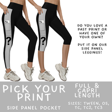 Load image into Gallery viewer, Batch #553 - LP Collection 3 - Closes 7/8 - ETA early Sept - Pick Your Print Pattern Side Pocket Capris &amp; Leggings

