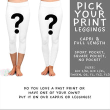 Load image into Gallery viewer, Batch #560 - Halloween 4 - Closes 7/26 - ETA late Sept - Pick Your Print Full and Capri Length Leggings
