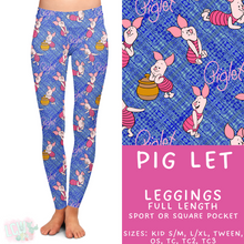 Load image into Gallery viewer, Ready to Ship - Pig Let Full Length Leggings - Sport Pocket TC &amp; TC2 - Square Pocket OS
