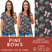 Load image into Gallery viewer, Batch #600 - Jingle all the Way 2 - Closes 10/19 - ETA early/mid Dec - Pine Bows Everyday Tank &amp; Tee
