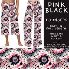 Load image into Gallery viewer, Batch #603 - September Request Run - Closes 10/26 - ETA mid/late Dec - Pink Black Capri and Full Length Loungers
