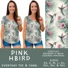 Load image into Gallery viewer, Batch #607 - Fun Run 28 - Closes 11/2 - ETA early Jan - Pink HBird Everyday Tank &amp; Tee
