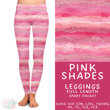 Load image into Gallery viewer, Batch #453 - Love Day 2 - Closes 11/24 - ETA mid Jan - Pink Shades Full Length Leggings

