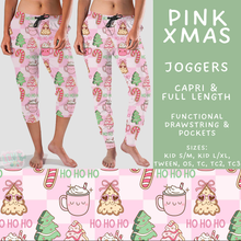 Load image into Gallery viewer, Batch #565 - Christmas in July 2 - Closes 8/5 - ETA early October - Pink Xmas Full and Capri Length Joggers
