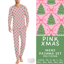 Load image into Gallery viewer, Batch #584 - Christmas Family Pajamas - Closes 9/11 - ETA mid Nov - Pink Xmas Men's Pajama Set

