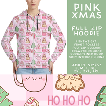 Load image into Gallery viewer, Batch #565 - Christmas in July 2 - Closes 8/5 - ETA early October - Pink Xmas Full Zip Hoodie
