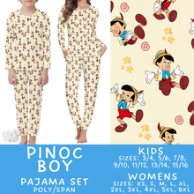 Load image into Gallery viewer, Batch #590 - Magical Family Pajamas - Closes 9/18 - ETA mid Nov - Pinoc Boy Women's &amp; Kid's Pajama Set
