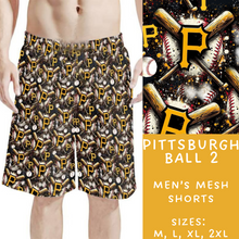 Load image into Gallery viewer, Batch #310 - Men&#39;s Baseball Shorts - Closes 3/26 - ETA mid/late May - Pittsburgh Ball 2 Men&#39;s Shorts
