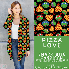 Load image into Gallery viewer, Batch #457 - Magical Character Love Collection - Closes 12/1 - ETA mid Jan - Pizza Love Cardigan
