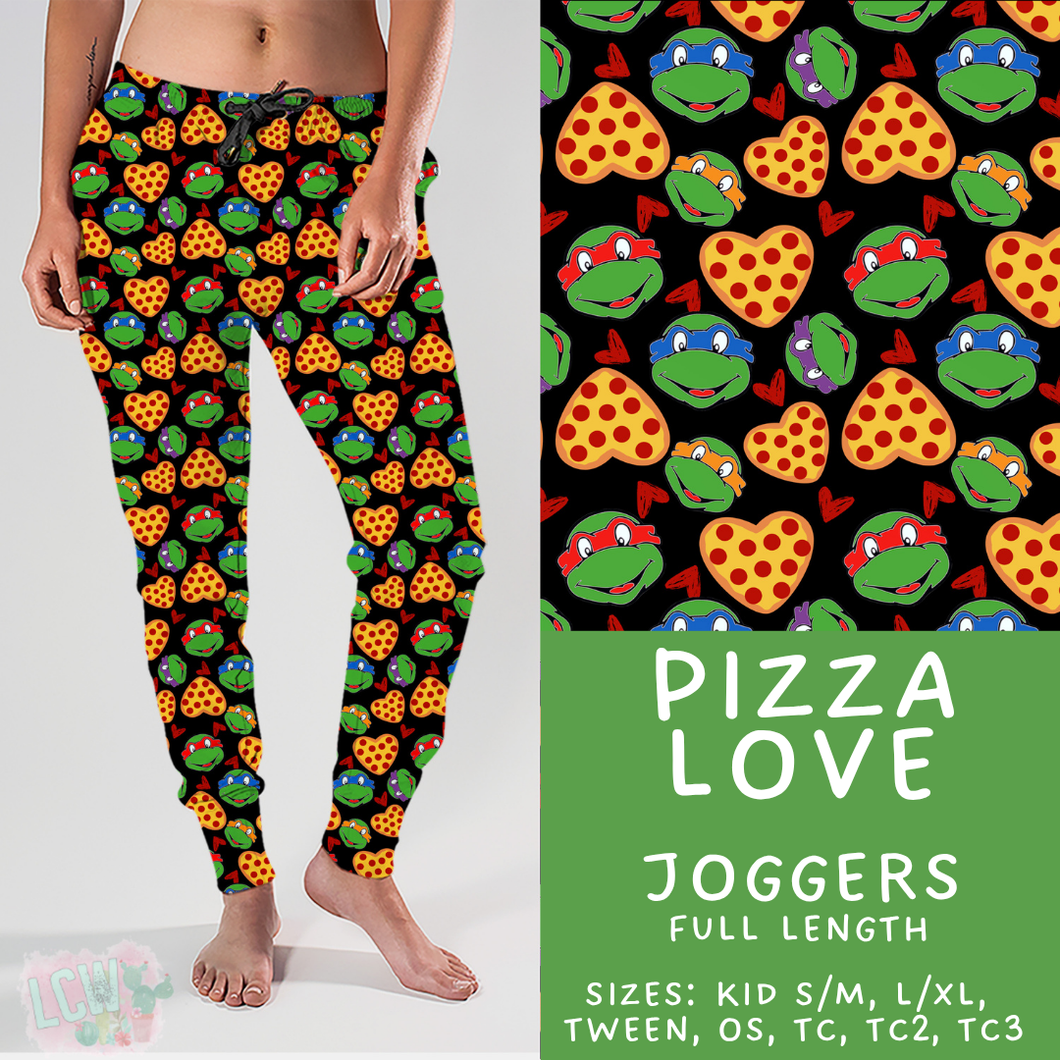 Batch #457 - Magical Character Love Collection - Closes 12/1 - ETA mid Jan - Pizza Love Joggers