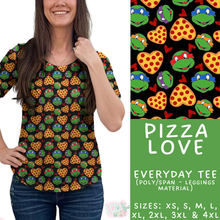 Load image into Gallery viewer, Batch #457 - Magical Character Love Collection - Closes 12/1 - ETA mid Jan - Pizza Love Everyday Tee
