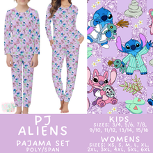 Load image into Gallery viewer, Batch #590 - Magical Family Pajamas - Closes 9/18 - ETA mid Nov - PJ Aliens Women's &amp; Kid's Pajama Set
