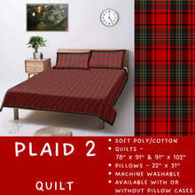 Load image into Gallery viewer, Batch  #410 - Cozy Quilts - Closes 9/10 - ETA late October - Plaid 2 Quilt
