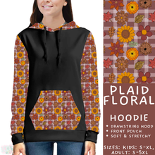 Load image into Gallery viewer, Batch #575 - Fun Run 26 - Closes 8/26 - ETA late October - Plaid Floral Hoodie
