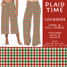 Load image into Gallery viewer, Batch #600 - Jingle all the Way 2 - Closes 10/19 - ETA early/mid Dec - Plaid Time Capri and Full Length Loungers

