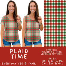 Load image into Gallery viewer, Batch #600 - Jingle all the Way 2 - Closes 10/19 - ETA early/mid Dec - Plaid Time Everyday Tank &amp; Tee
