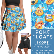 Load image into Gallery viewer, Batch #339 - Character Summer - Closes 5/15 - ETA mid July - Poke Floats Skort
