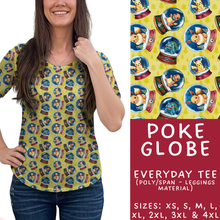 Load image into Gallery viewer, Batch #432 - Winter Globes - Closes 10/17 - ETA early December - Poke Globe Everyday Tee

