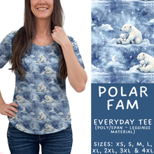 Load image into Gallery viewer, Batch #439 - Winter Watercolor 2 - Closes 10/30 - ETA mid Dec - Polar Fam Everyday Tee
